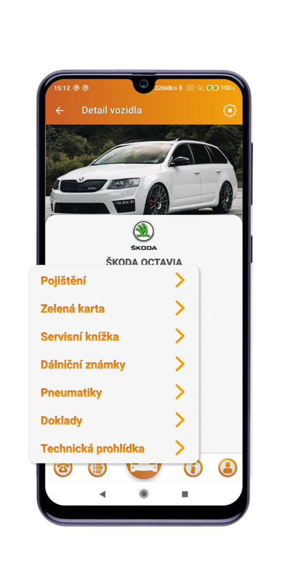 Přehled údajů o vozidle