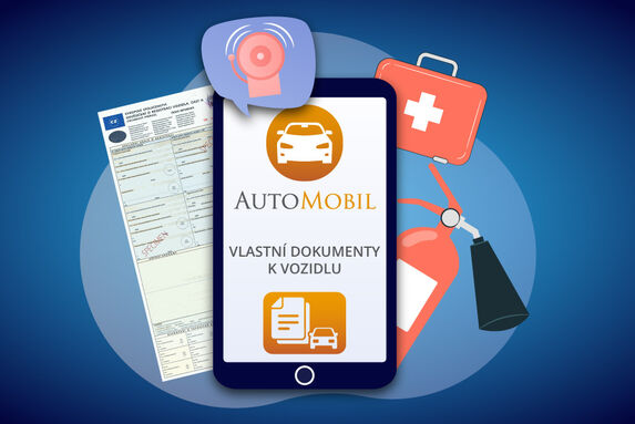 Do aplikace AutoMobil si nově můžete nahrát libovolné dokumenty k autu a nastavit vlastní notifikace