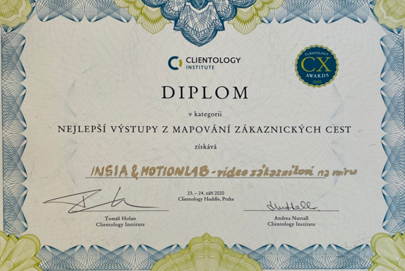 Personalizované video zvítězilo v soutěži Clientology CX Awards