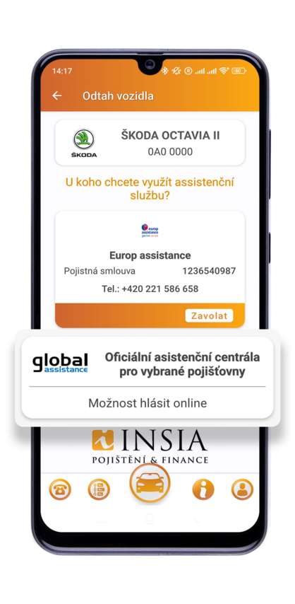 Přivolání asistenční služby